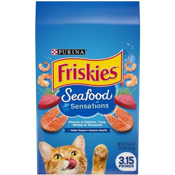 غذای خشک گربه فریسکیز مدل غذای دریایی 1.420 گرم