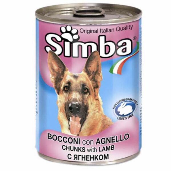 کنسرو سگ سیمبا طعم بره 415 گرمی