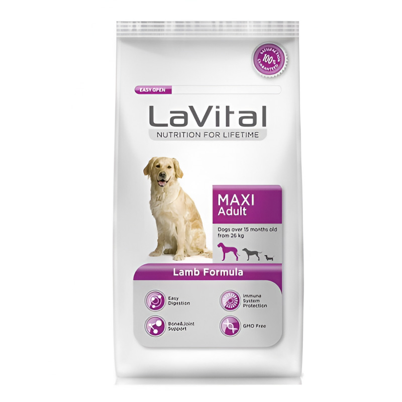 غذای سگ نژاد بزرگ لاویتال با طعم بره | ۱۵ کیلویی و ۵۰۰ گرمی