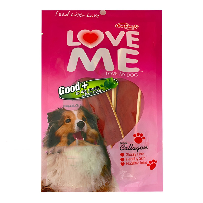 تشویقی سگ لاو می سینه مرغ واقعی 80 گرمی